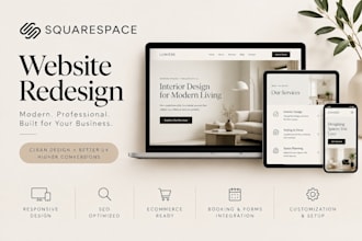 redesign design painter business life executive career coach squarespace website