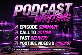 write your podcast show notes for SEO