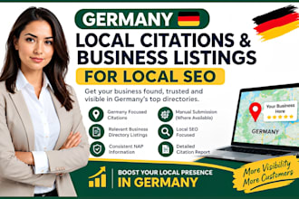 build germany local citations and business listings for local SEO