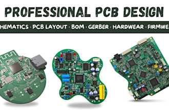 make hardware prototyping, schematic, pcb circuit design esp32 stm32 arduino