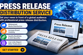 provide press release distribution on news websites
