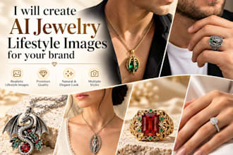 ai jewelry lifestyle images for your brand