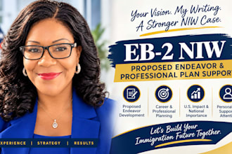 write a tailored eb2 niw recommendation letter for your petition
