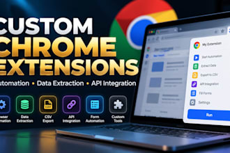 build a custom chrome extension