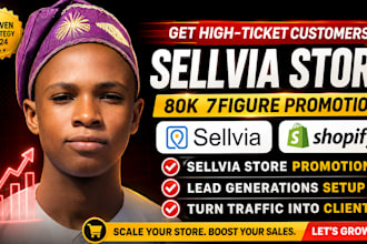 boost sellvia sales, sellvia marketing, shopify marketing, sellvia promotion