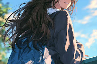 anime manga character illustration