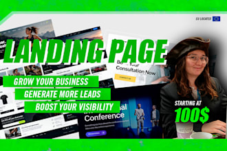 build a landing page for your business
