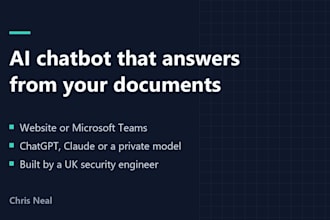 build an ai chatbot that answers from your documents
