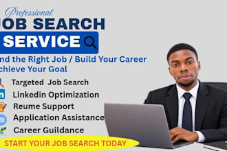 find the best job opportunities and assist with your job search