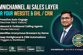 build an omnichannel ai sales layer for your website and CRM
