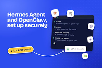 set up hermes agent, openclaw, claude code with a local llm