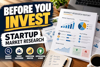 do market research and validate your startup or business idea