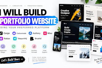 build cargo carbonmade authory mixo potion teleporthq brushd portfolio website