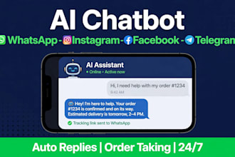 build an ai chatbot for whatsapp, instagram and facebook