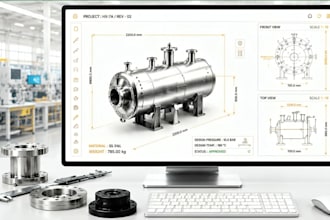design custom industrial process vessels for fabrication