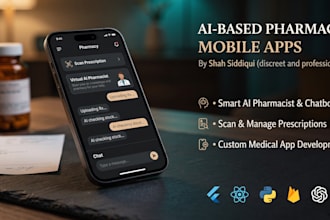 build ai pharmacy mobile app prescription refill healthcare