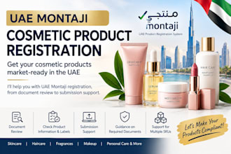register your cosmetic products in the uae montaji system