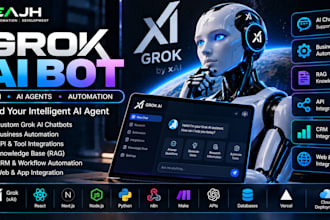 build xai grok bot ai agent and business automation