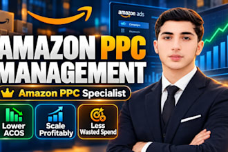 do amazon PPC campaign management, amazon ads setup and optimization