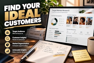do target market research, customer analysis and audience segmentation