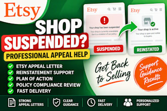 do etsy account reinstatement, etsy appeal letter, suspended etsy account, etsy