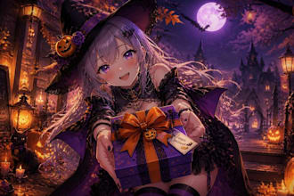 draw anime illustration or character illustration