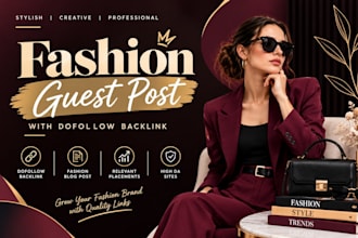 publish fashion backlinks on quality fashion blogs