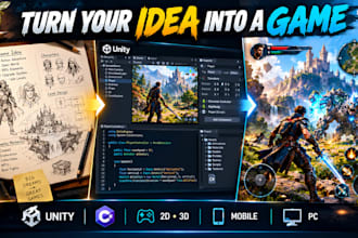 develop a steam ready unity 2d 3d PC game