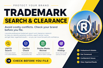 check your trademark for conflicts before filing