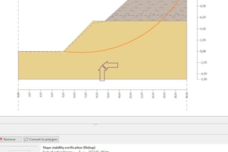 perform geotechnical analysis, slope stability  using geo5