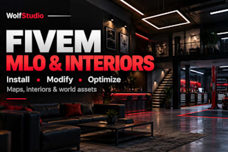 create custom fivem mlo interiors and maps