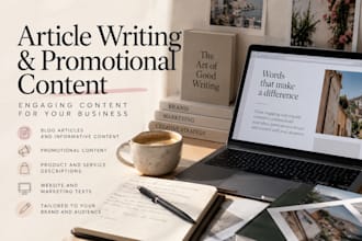 write engaging articles and promotional content