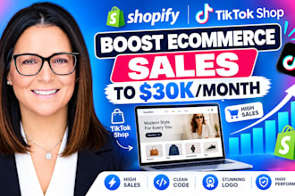 do shopify marketing tik tok shop boost ecommerce shopify sales to 30k per month