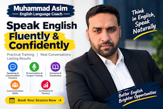 be your english speaking coach for fluent, confident, and natural english