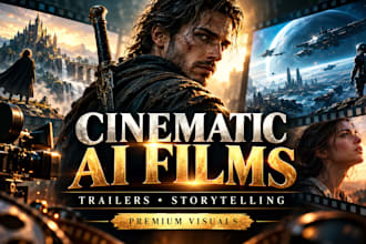 create cinematic ai films, trailers and storytelling videos