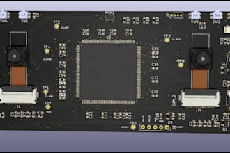 design esp32 s3 camera, ai vision, display, usb c and custom pcb hardware
