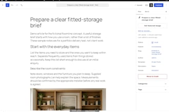 upload and format your supplied wordpress blog posts