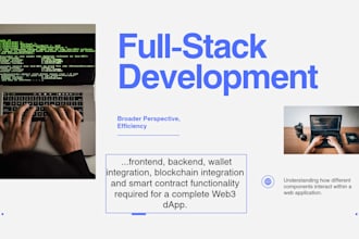 develop full stack blockchain web3 smart contract defi and nft applications
