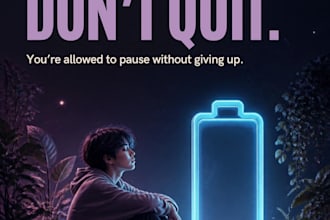 design aesthetic motivational quote posters for social media