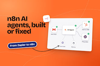 build, fix or self host n8n ai agents and migrate to n8n
