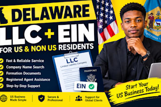 register a delaware llc with ein for US and non US residents