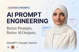 engineer custom ai prompts for chat gpt claude and gemini