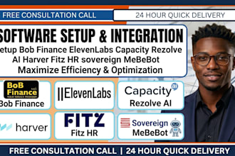 setup bob finance elevenlabs capacity rezolve ai harver fitz HR sovereign mebebo