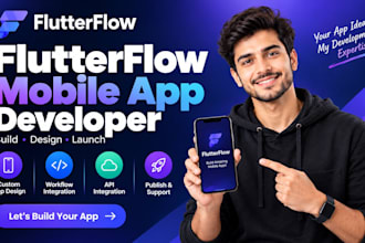 be flutterflow mobile app developer for flutterflow app development with flutter