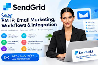 do sendgrid SMTP sendgrid email marketing sendgrid workflow sendgrid integration