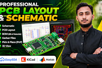 design professional pcb layout and schematic