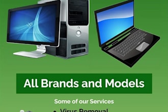 fix windows errors, remove viruses, and optimize your PC remotely