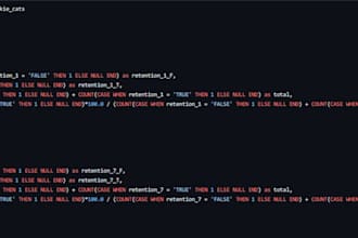 write a sql query