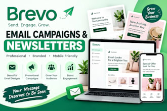 create professional brevo email campaigns newsletters