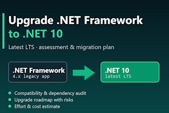 upgrade your legacy net framework app to net 10